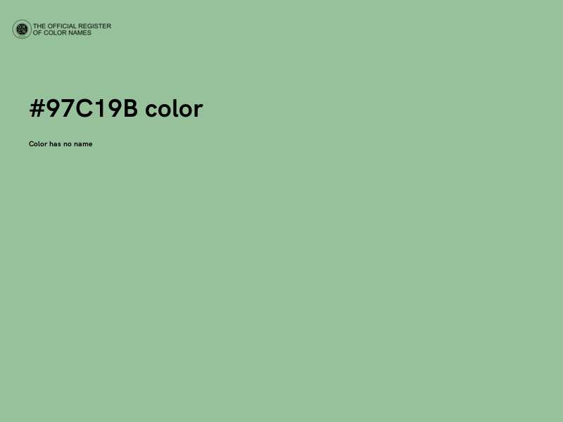 #97C19B color image
