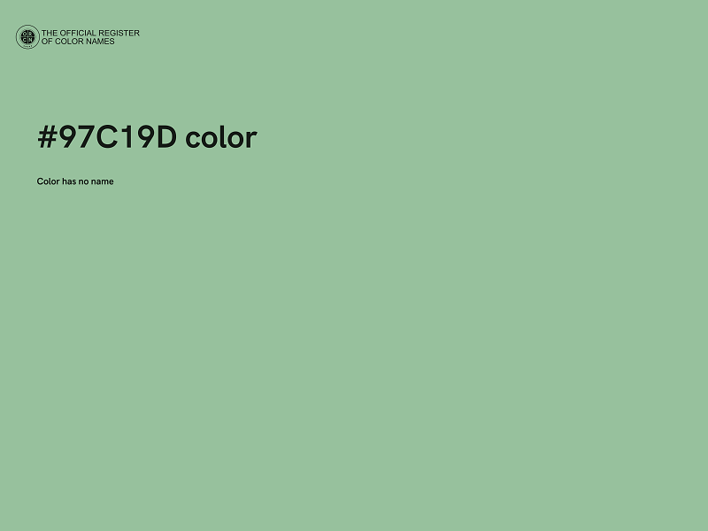 #97C19D color image