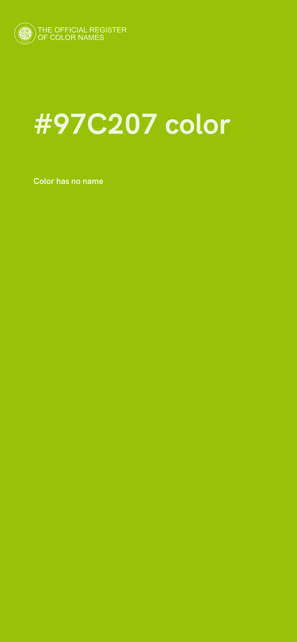 #97C207 color image