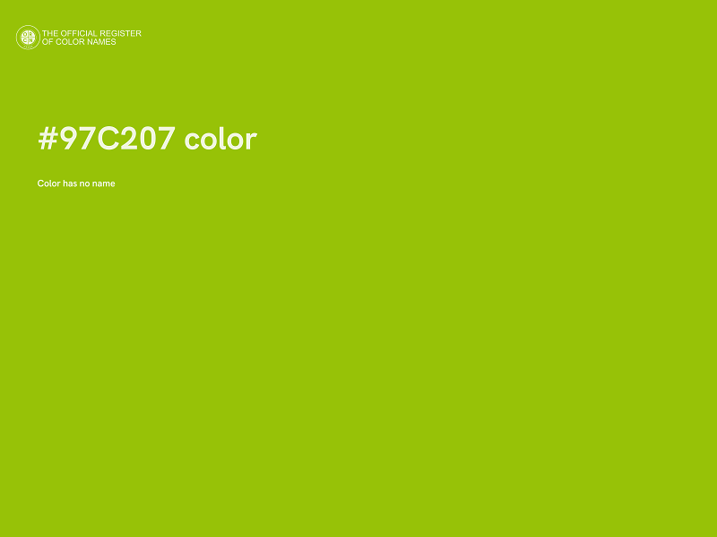 #97C207 color image