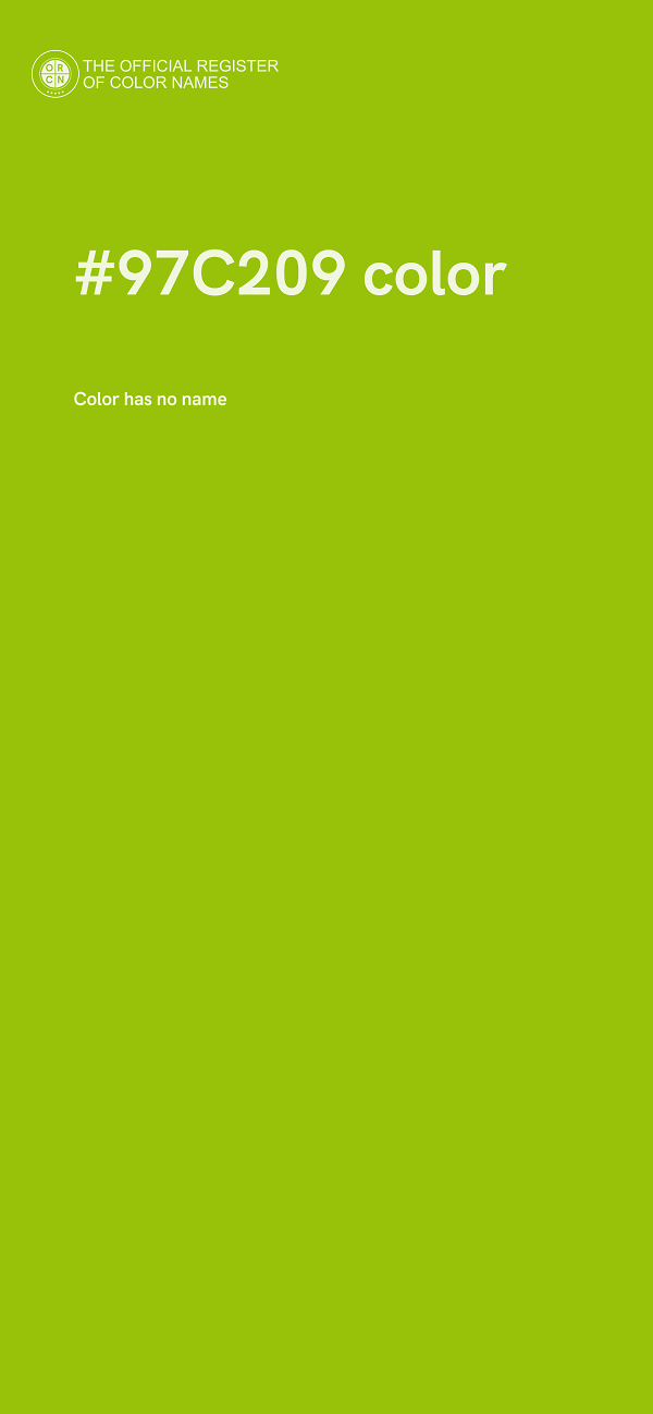 #97C209 color image