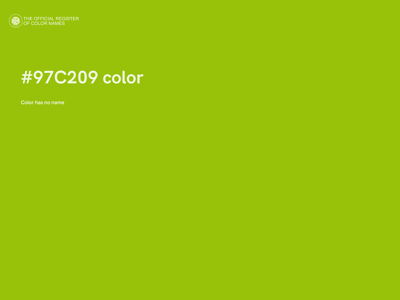 #97C209 color image