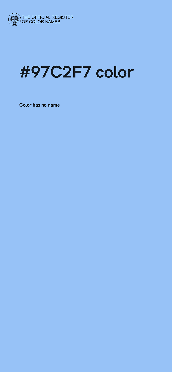 #97C2F7 color image
