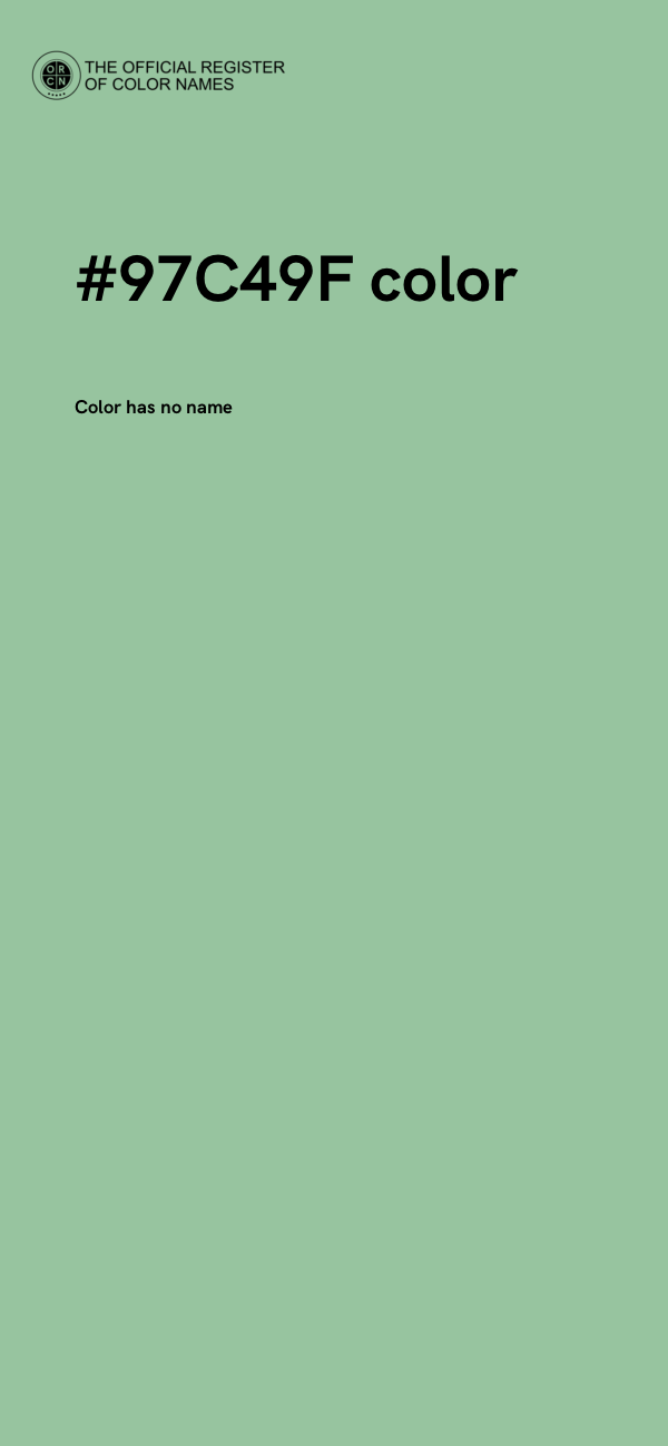 #97C49F color image