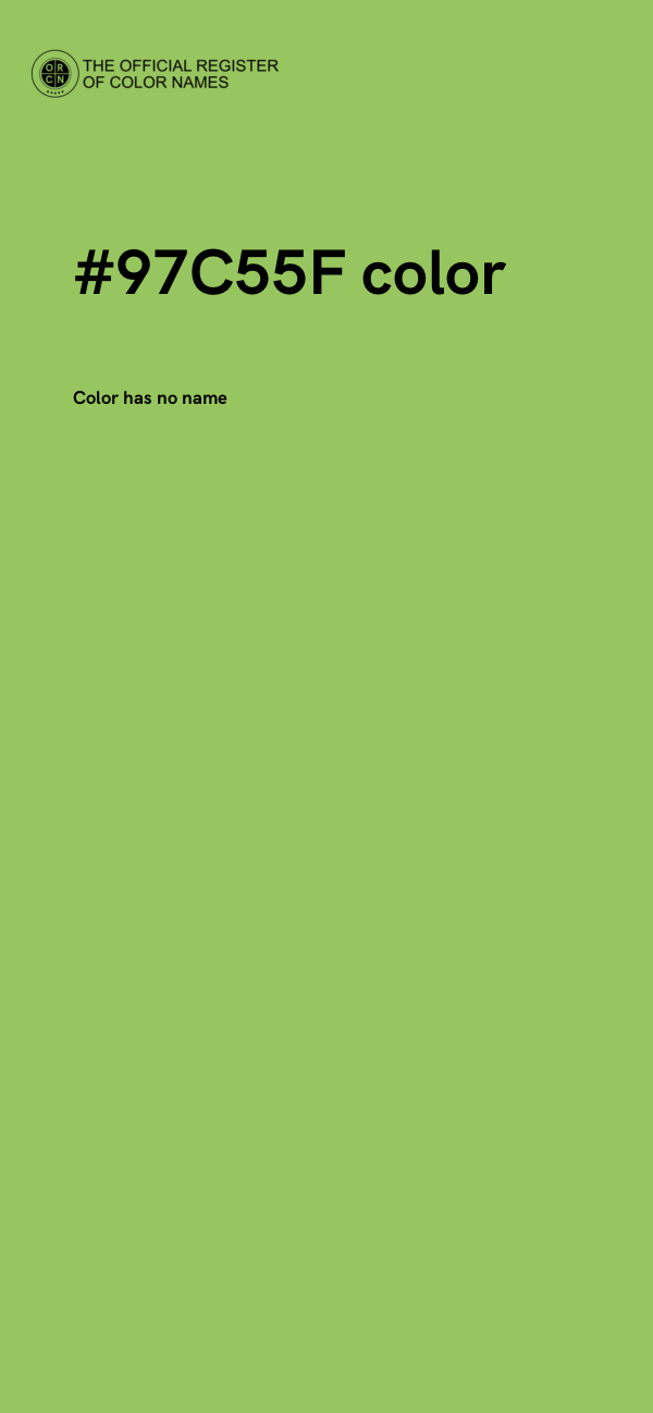 #97C55F color image