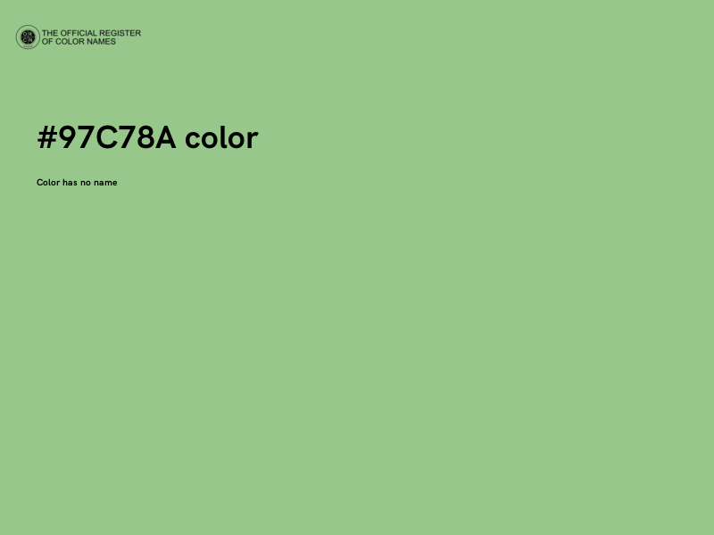 #97C78A color image