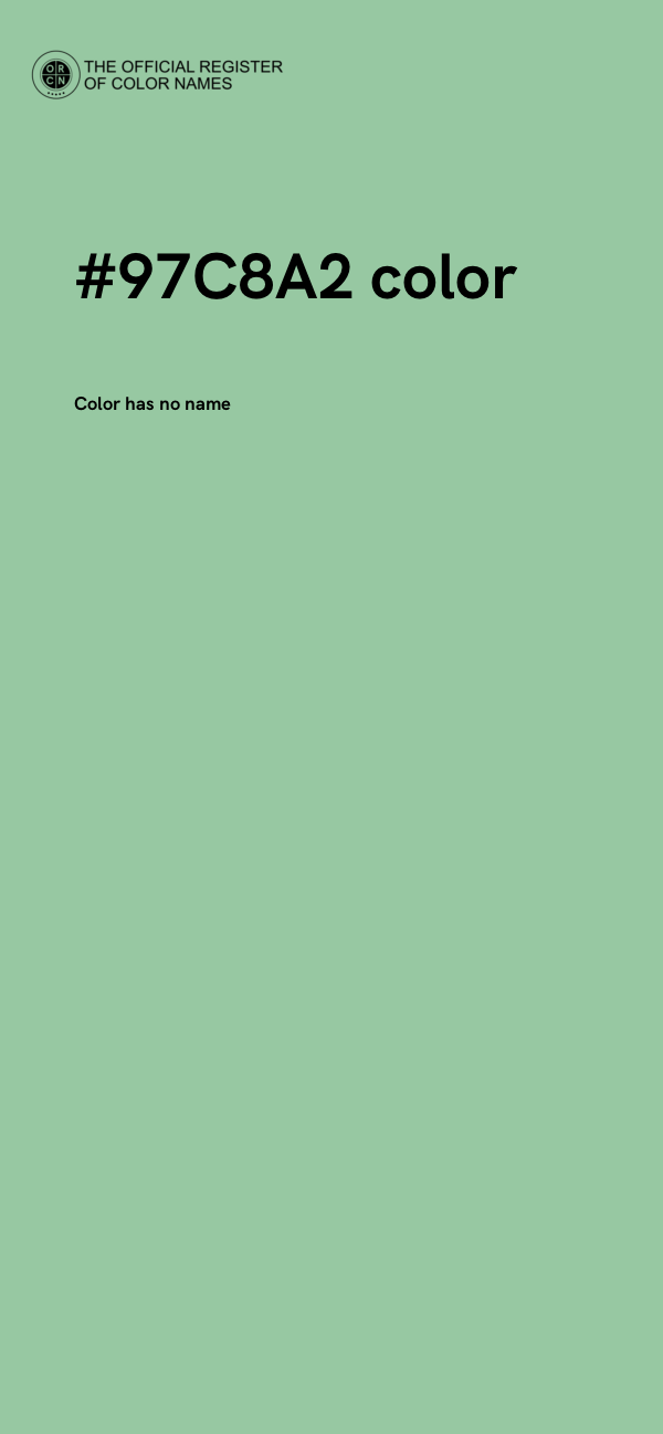 #97C8A2 color image