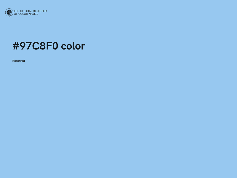 #97C8F0 color image
