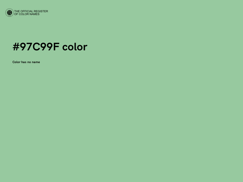 #97C99F color image