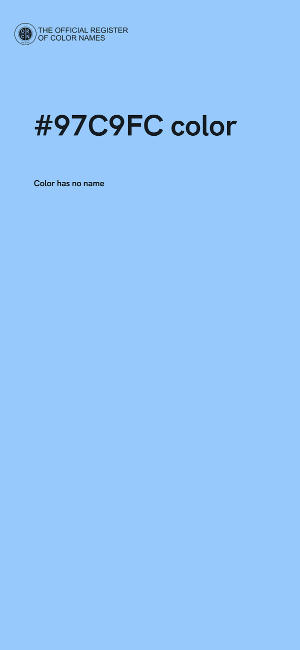 #97C9FC color image