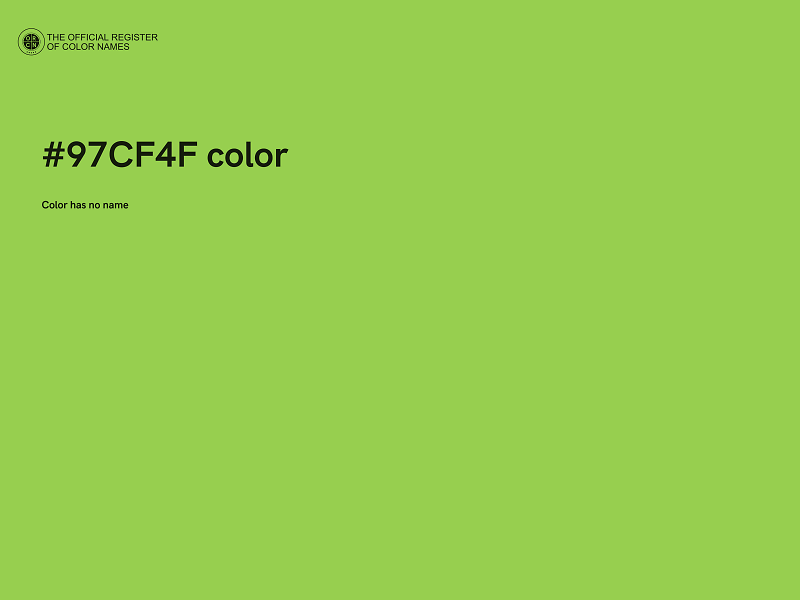 #97CF4F color image