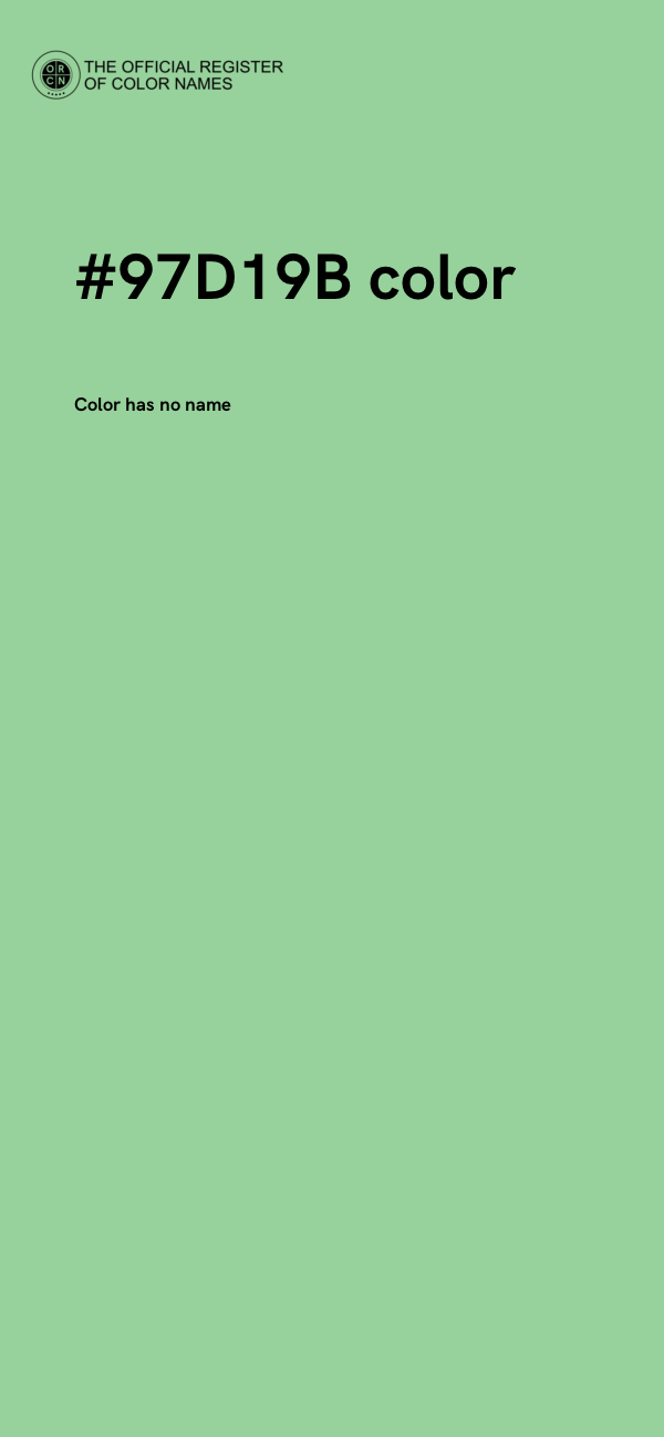 #97D19B color image