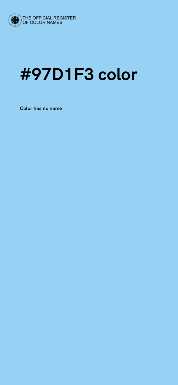 #97D1F3 color image