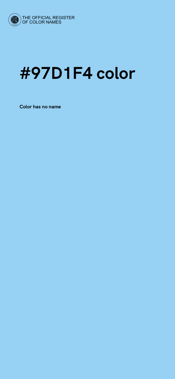 #97D1F4 color image