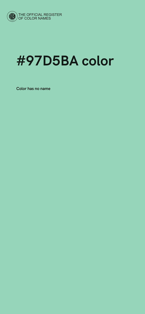 #97D5BA color image