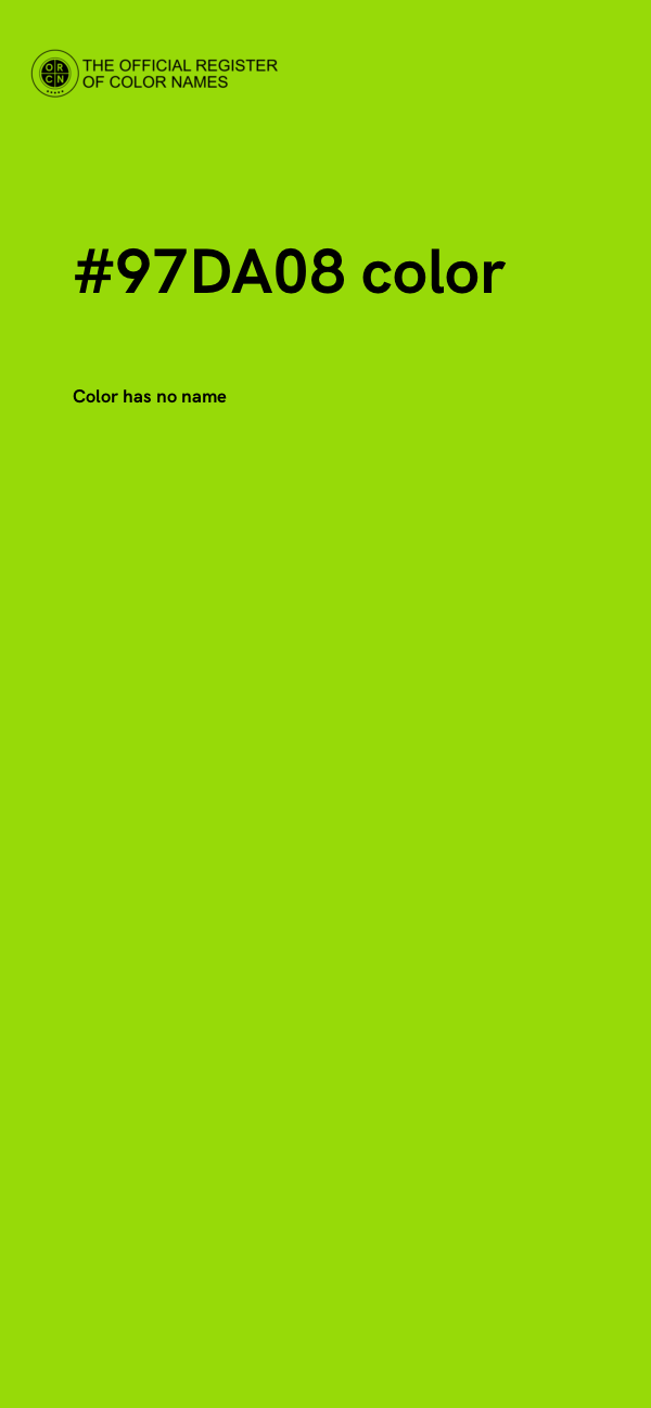 #97DA08 color image