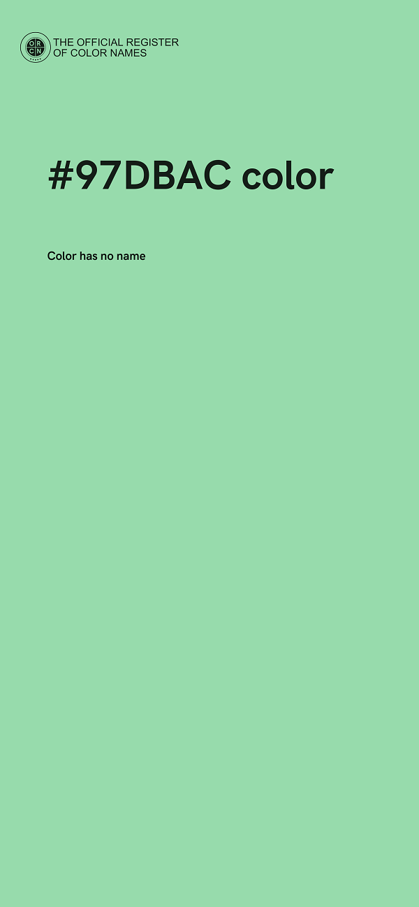#97DBAC color image