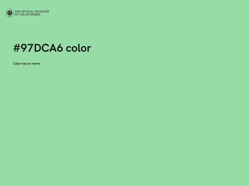 #97DCA6 color image