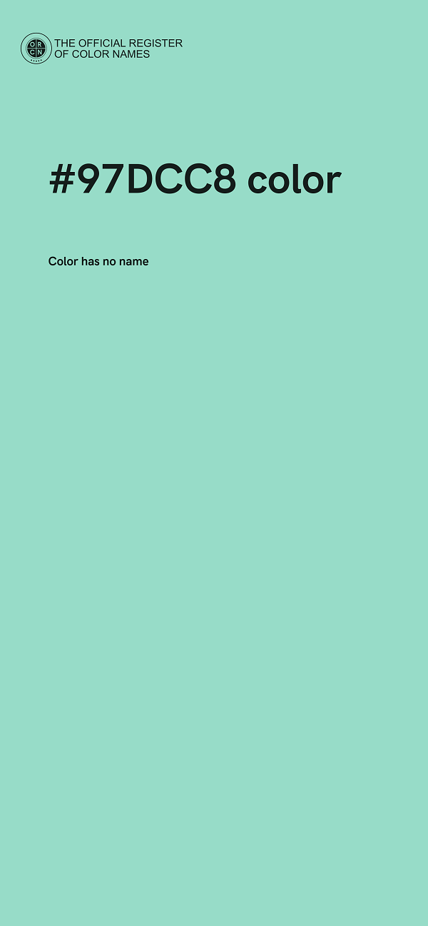 #97DCC8 color image