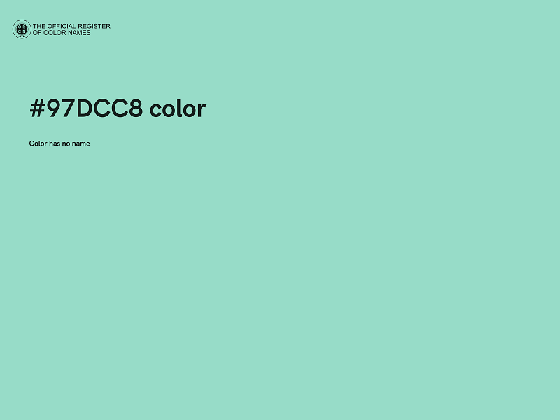 #97DCC8 color image