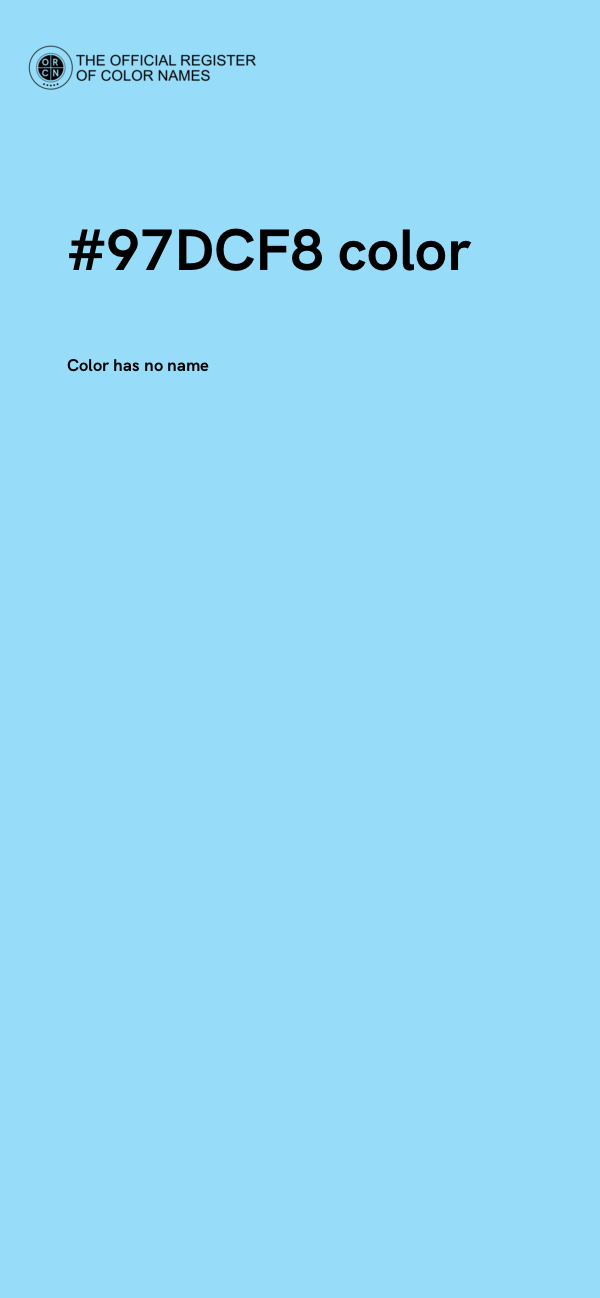 #97DCF8 color image