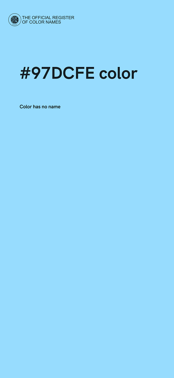 #97DCFE color image