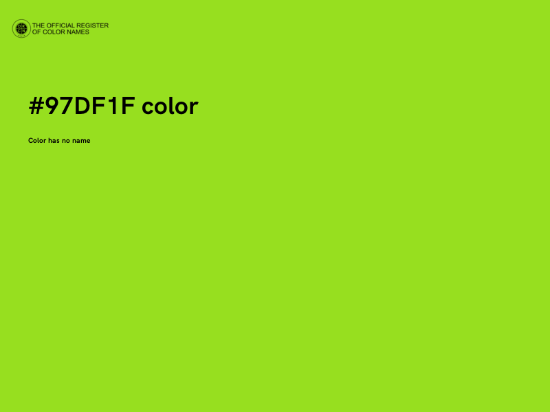 #97DF1F color image