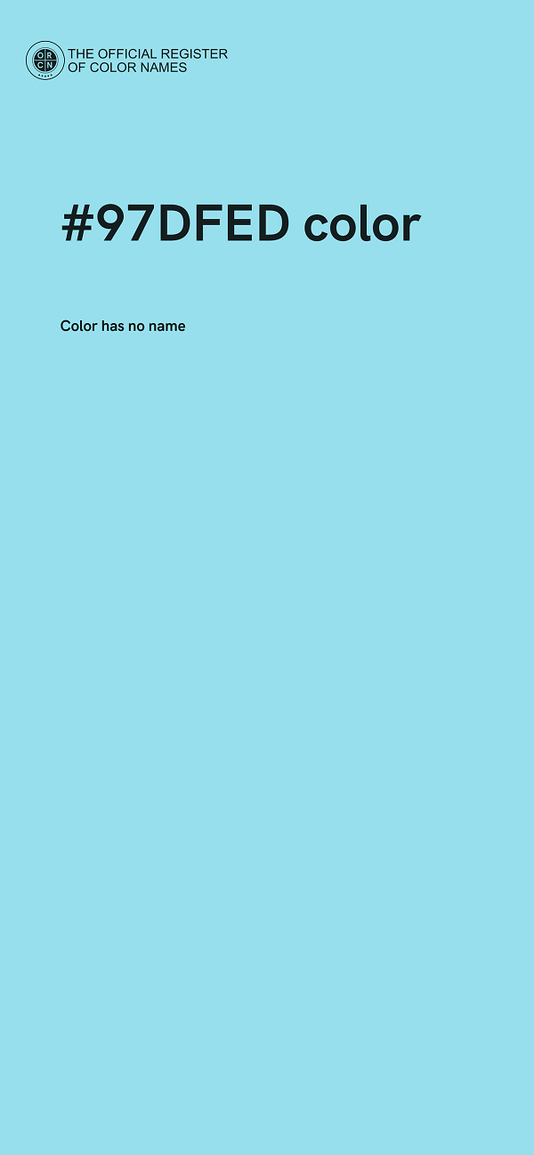 #97DFED color image