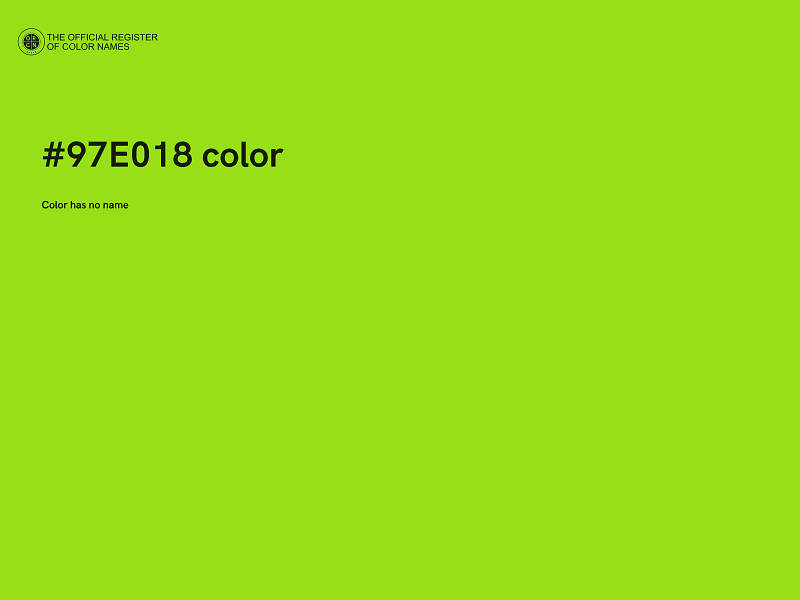 #97E018 color image