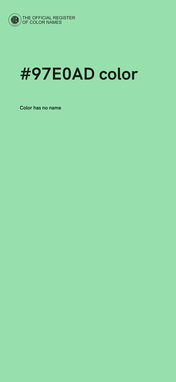 #97E0AD color image