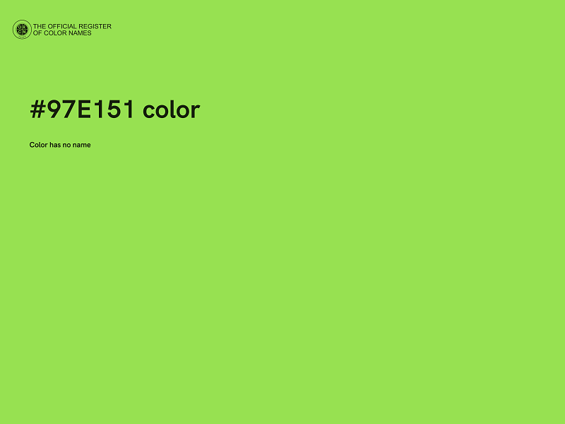 #97E151 color image