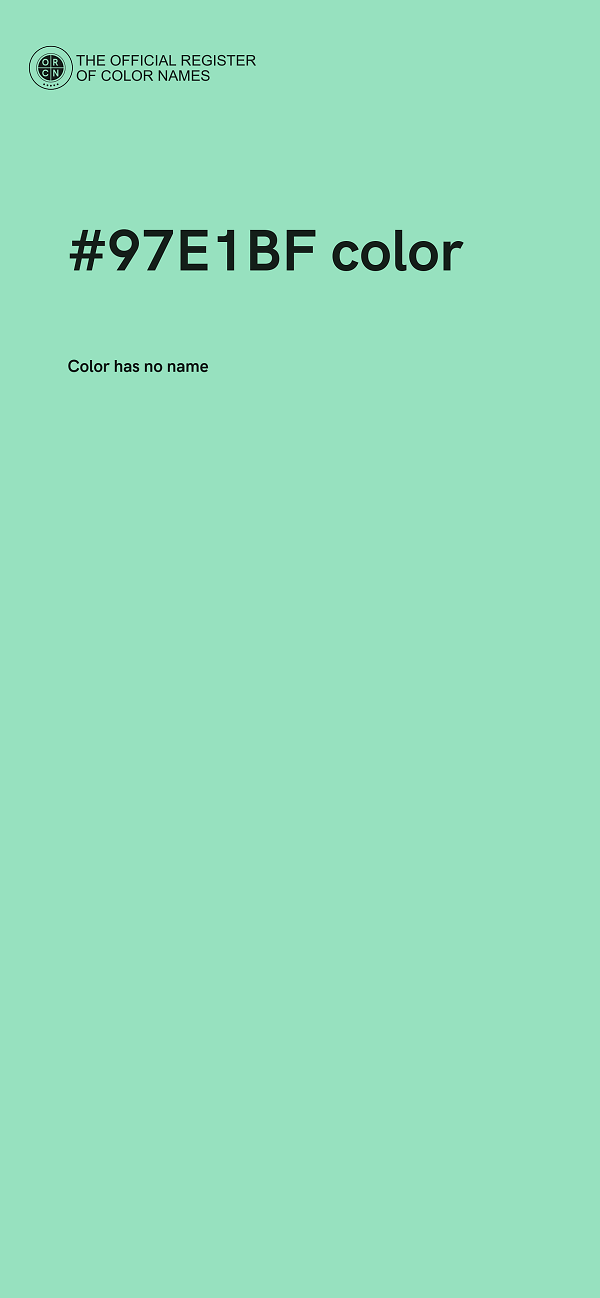 #97E1BF color image