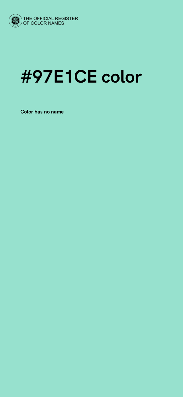 #97E1CE color image