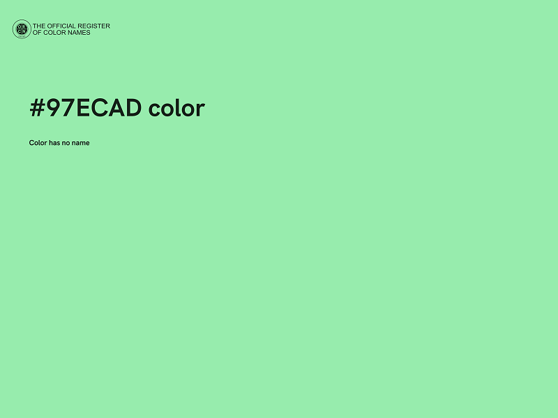 #97ECAD color image