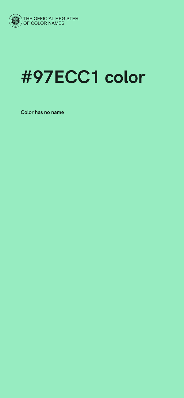 #97ECC1 color image