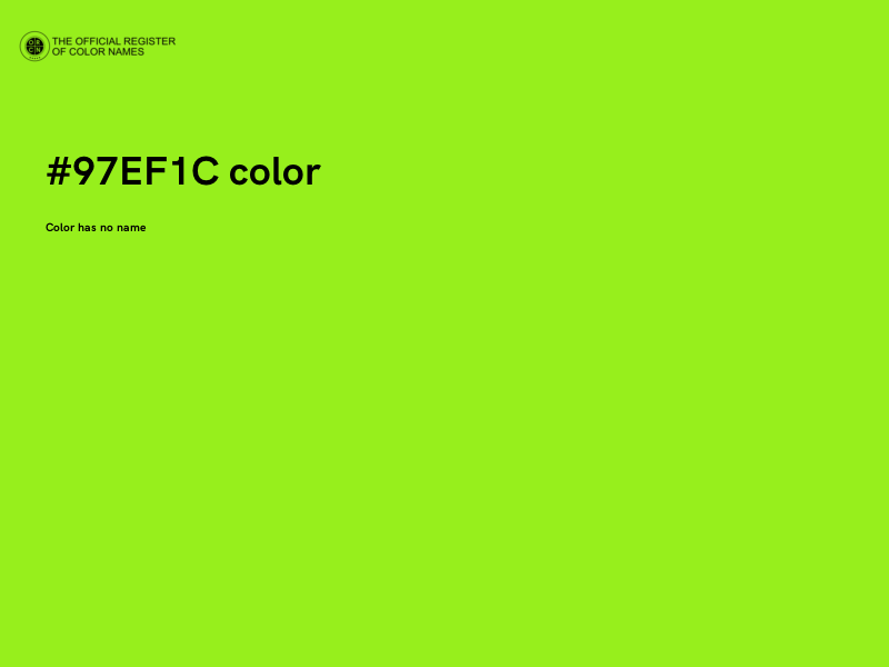 #97EF1C color image
