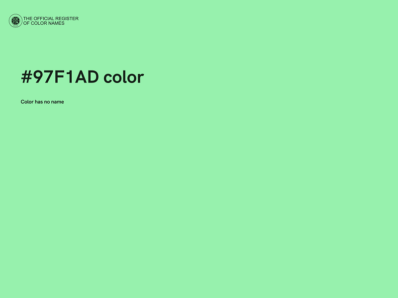 #97F1AD color image