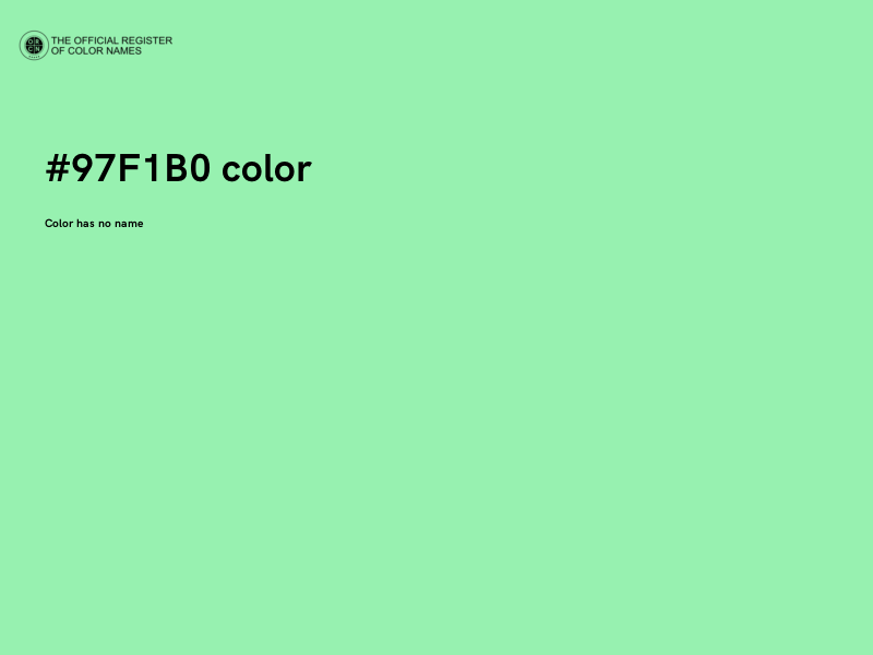 #97F1B0 color image