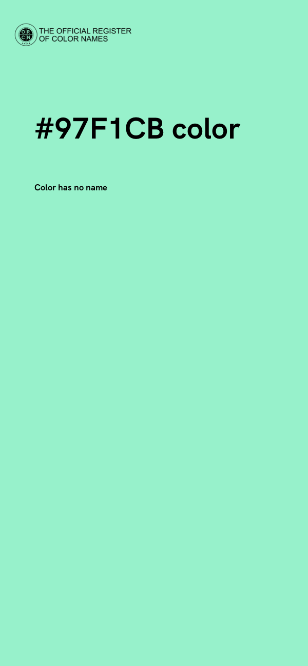 #97F1CB color image