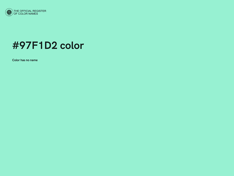 #97F1D2 color image