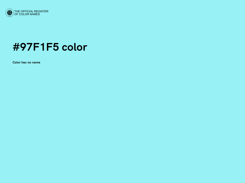 #97F1F5 color image