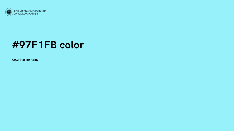 #97F1FB color image