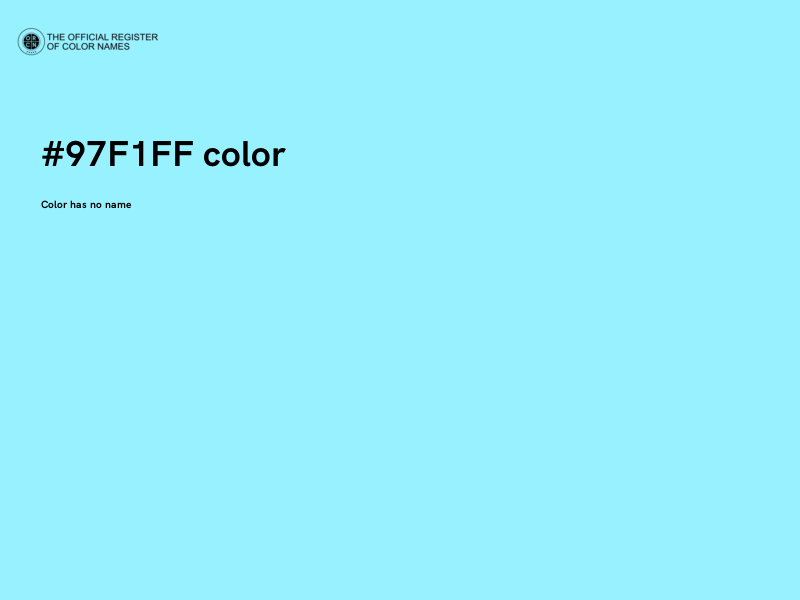 #97F1FF color image