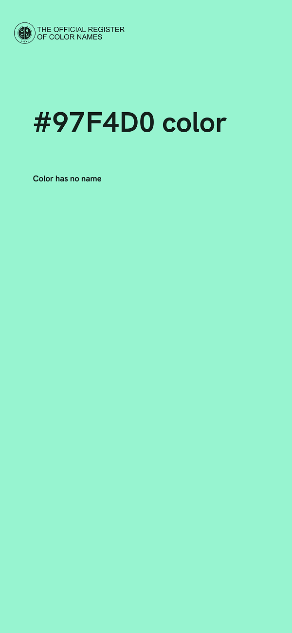 #97F4D0 color image
