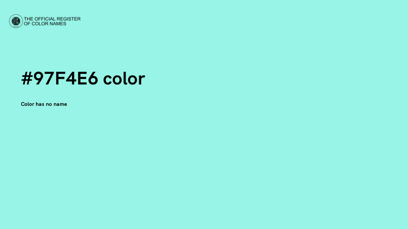 #97F4E6 color image