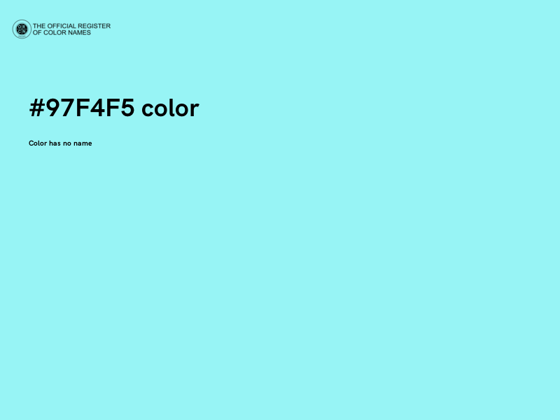 #97F4F5 color image