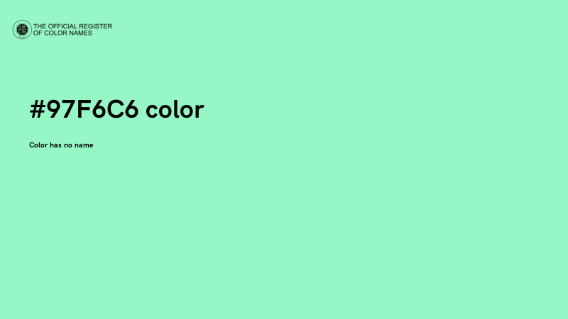 #97F6C6 color image