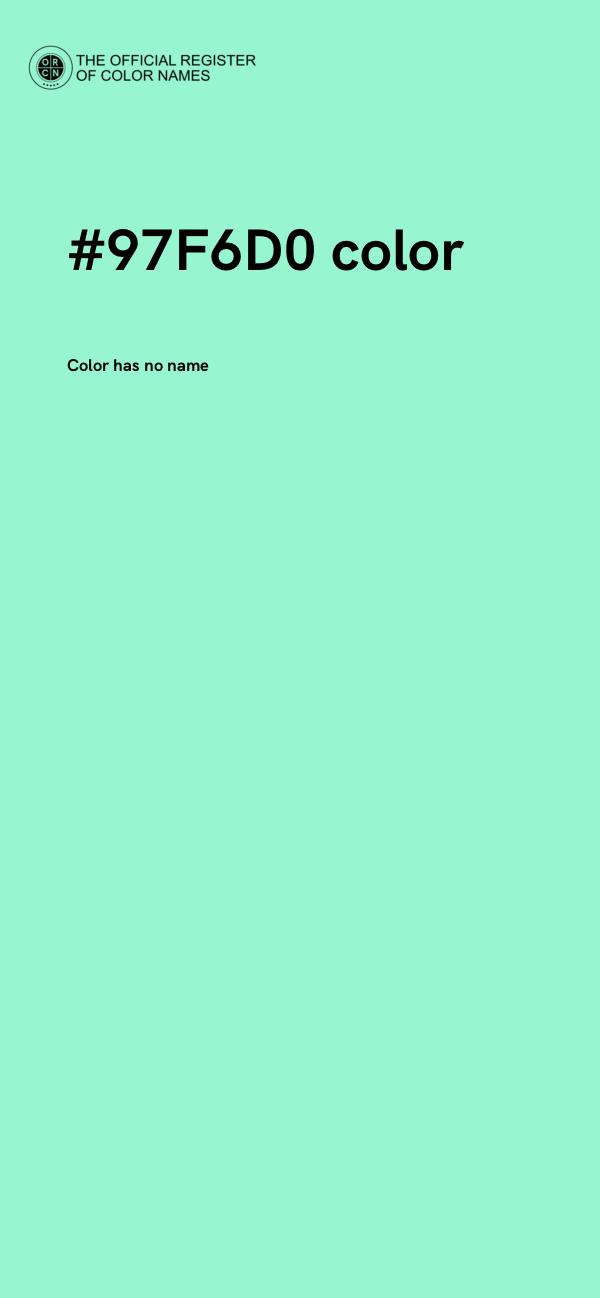 #97F6D0 color image