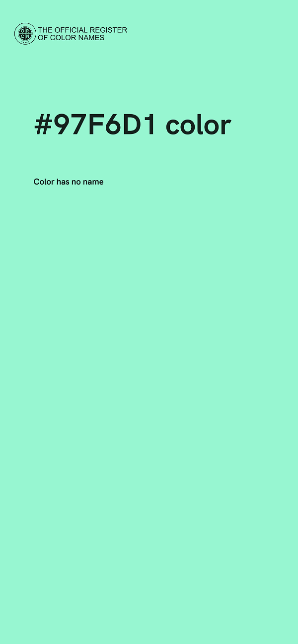 #97F6D1 color image
