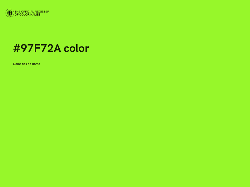 #97F72A color image